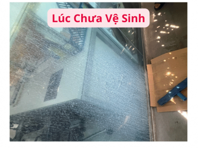 VỆ SINH TẨY CẶN CANXI KÍNH