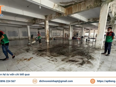 Dịch vụ vệ sinh nhà xưởng giá rẻ