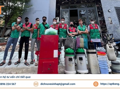 Vệ sinh biển hiệu quảng cáo Bình Dương