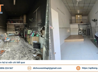 Dịch vụ vệ sinh nhà cháy Hà Nội