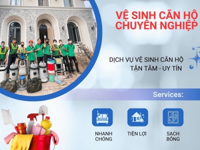 Dịch Vụ Vệ Sinh Căn Hộ Giá Rẻ TP. Hồ Chí Minh