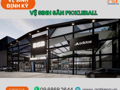 Dịch Vụ Vệ Sinh Đánh Sàn Sân Pickleball TPHCM